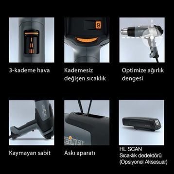 Steinel HG 2120 E SET Sıcak Hava Tabancası