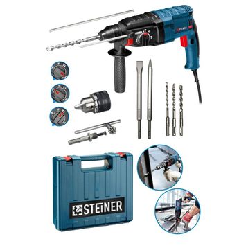 Steiner Alman 4000 W Profesyonel Kırıcı Delici 5 Adet Uç Darbeli Matkap