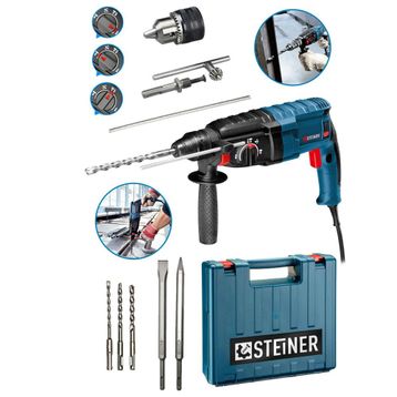 Steiner Alman 4000 W Profesyonel Kırıcı Delici 5 Adet Uç Darbeli Matkap