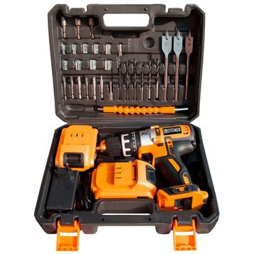 Steiner Germany Technology Darbeli 58 V 5 Ah Turuncu XR Li-Ion Çift Akülü Şarjlı Vidalama Matkap+Pro Set