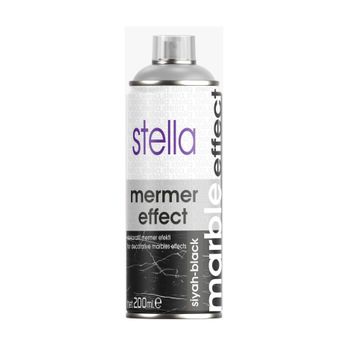 Stella Mermer Efekti 200 ml Siyah Sprey