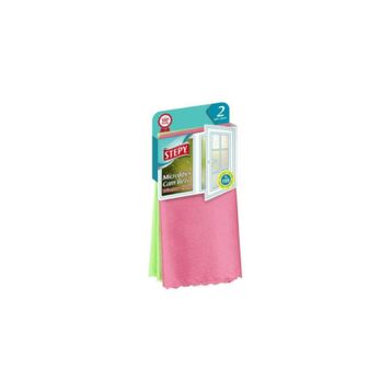 Stepy 2'li Askılı Mikrofiber Cam Bezi