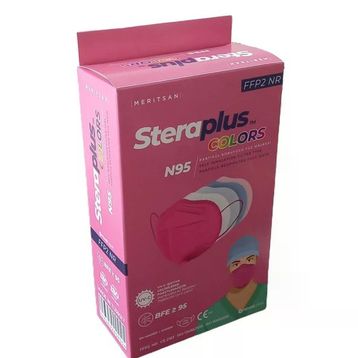 Steraplus Pembe FFP2 5 Katmanlı Telli N95 10'lu Maske