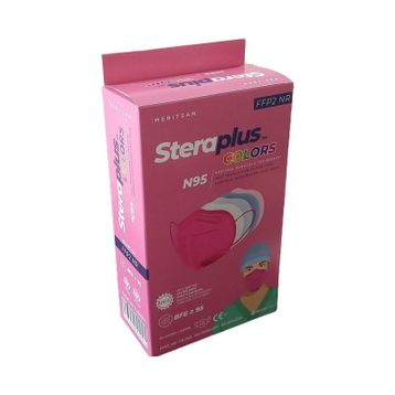 Steraplus Pembe FFP2 5 Katmanlı Telli N95 10'lu Maske