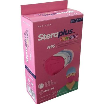 Steraplus Pembe FFP2 5 Katmanlı Telli N95 10'lu Maske