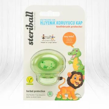 Steriball Diş Fırçası İçin Koruyucu Hijyenik Dinazor Kids Kap