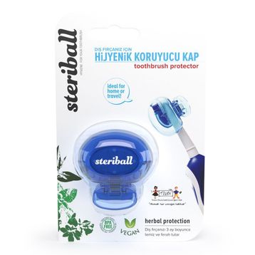 Steriball Mavi Diş Fırçası Kabı