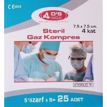 Steril Gaz Kompres 25 Adet