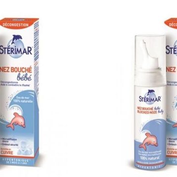 Sterimar 2 Adet 100 ml Hipertonik Doğal Çözelti Tıkalı Burun Spreyi