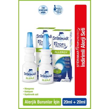Sterimar 2 Adet 20 ml Stop Protect Alerji Burun Spreyi