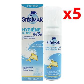 Sterimar 5x100 ml Deniz Suyu Burun Spreyi