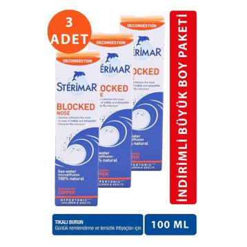 Sterimar Baby 3x100 ml Burun Hipertonik Brun Spreyi