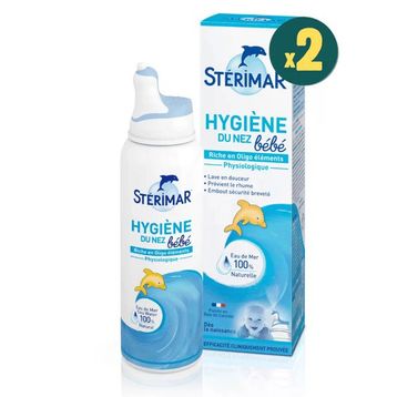 Sterimar Nose Hygiene Bebe 100 ml 2 Adet Burun Spreyi