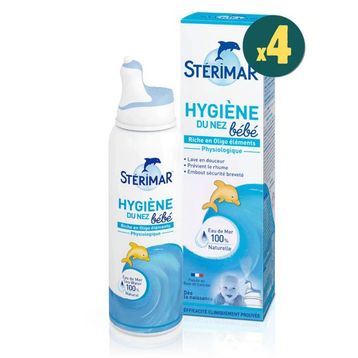 Sterimar Nose Hygiene Bebe 100 ml 4 Adet Burun Spreyi