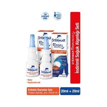 Sterimar Stop&Protect 2X20 ml Soğuk Algınlığı Spreyi