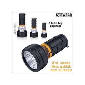 Steweld 988A Çift Fonksiyonlu Led El Feneri