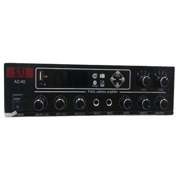 Stı Az-40 2X80W Trafo Bluetooh Radyo Usb Çift Çıkış Anfi