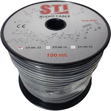 Sti MC-22 100 mt Stereo Mikrofon Kablosu