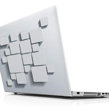 Sticker Masters 3D Gray Laptop Duvar Stickerı