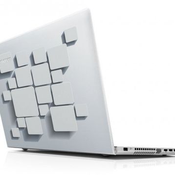 Sticker Masters 3D Gray Laptop Duvar Stickerı