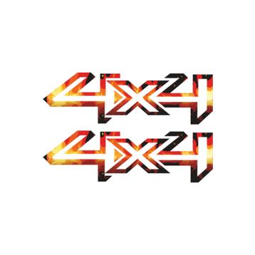 Sticker Masters 4x4 Flame Sticker