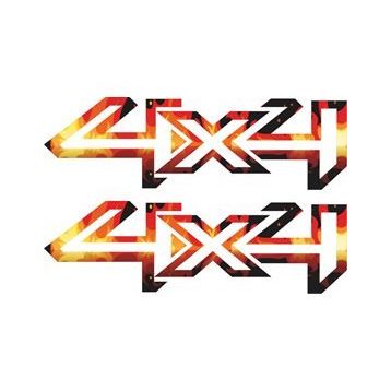 Sticker Masters 4x4 Flame Sticker