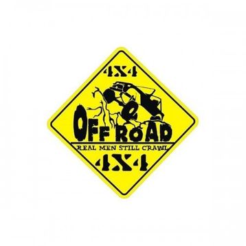 Sticker Masters 4x4 Off Road Yellow Sticker