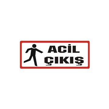 Sticker Masters Acil Çıkış Sticker