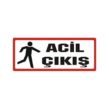 Sticker Masters Acil Çıkış Sticker