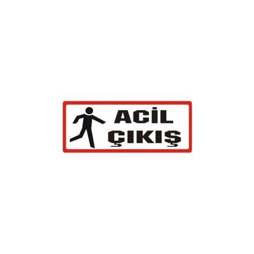 Sticker Masters Acil Çıkış Sticker