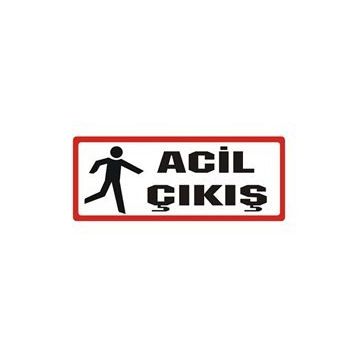 Sticker Masters Acil Çıkış Sticker
