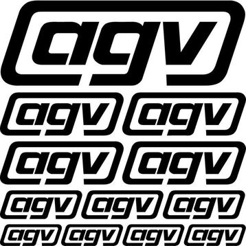 Sticker Masters Agv Sponsor Set Sticker