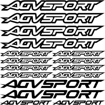 Sticker Masters Agv Sport Sponsor 2 Set Sticker