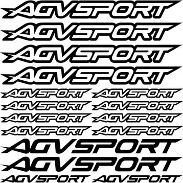Sticker Masters Agv Sport Sponsor 2 Set Sticker