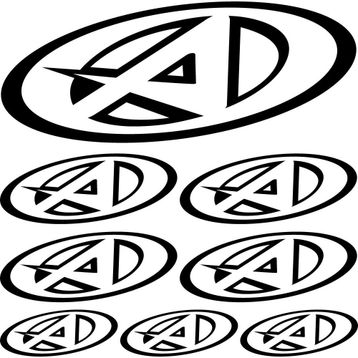 Sticker Masters Agv Sport Sponsor Set Sticker