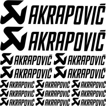 Sticker Masters Akrapovic Sponsor 2 Set Sticker