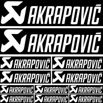 Sticker Masters Akrapovic Sponsor Set Sticker