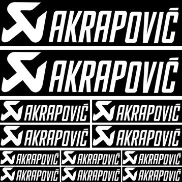 Sticker Masters Akrapovic Sponsor Set Sticker