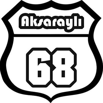 Sticker Masters Aksaraylı 68 Oto Etiket Sticker