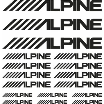 Sticker Masters Alpine Sponsor Set Sticker