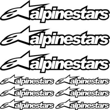 Sticker Masters Alpinestars Sponsor Set 2 Sticker
