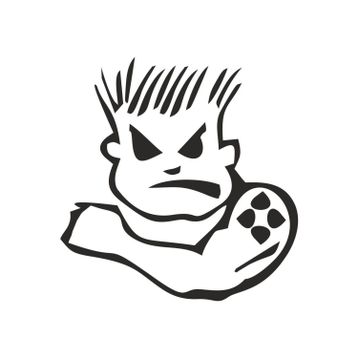 Sticker Masters Angry Man Sticker