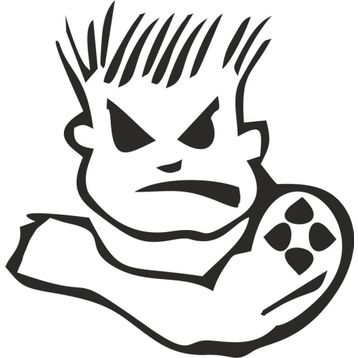 Sticker Masters Angry Man Sticker