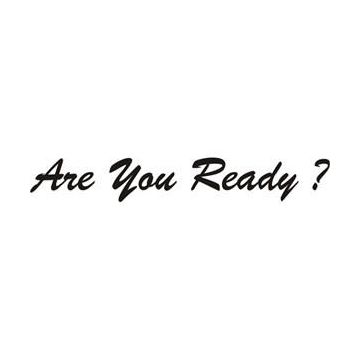 Sticker Masters Are You Ready Sticker