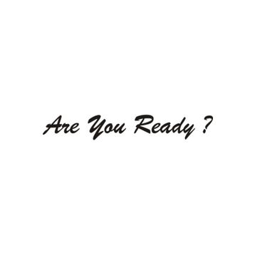 Sticker Masters Are You Ready Sticker