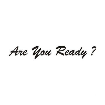 Sticker Masters Are You Ready Sticker