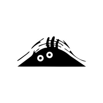 Sticker Masters Bagajdan Bakan Şaşkın Adam Oto Sticker