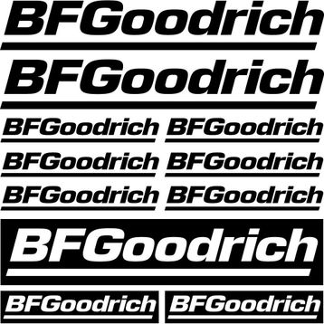 Sticker Masters Bf Goodrich Sponsor Set Sticker
