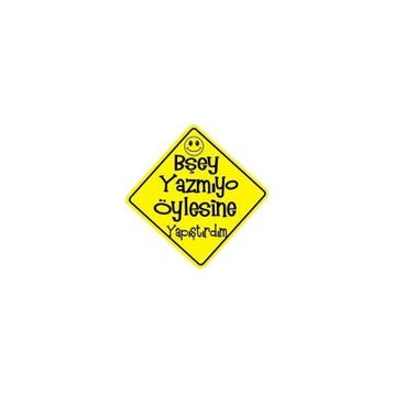 Sticker Masters Bişey Yazmıyo Sticker