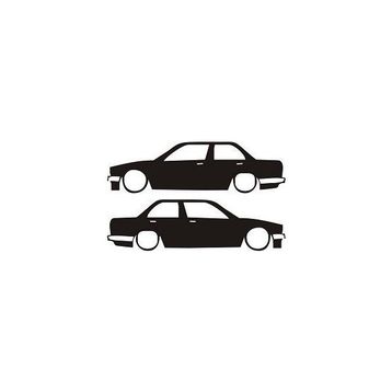 Sticker Masters Bmw E-30 Basık Araç Sticker